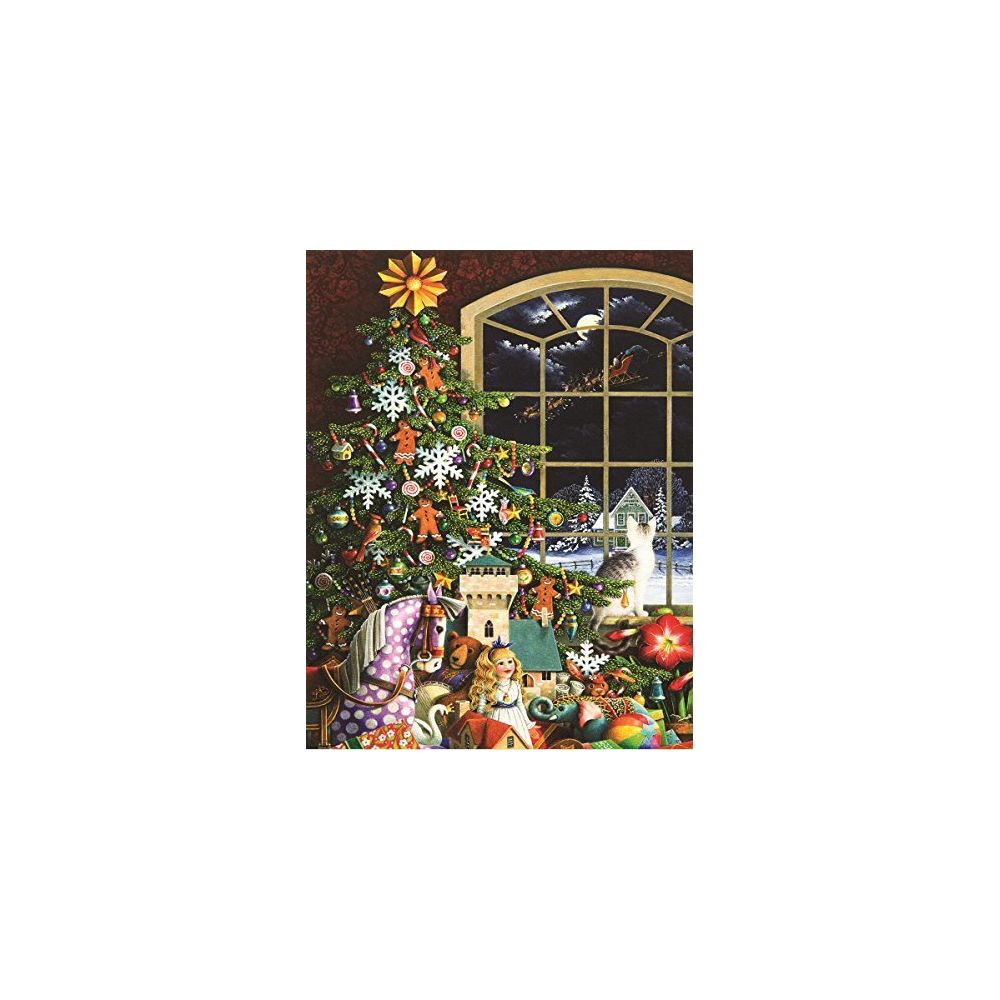 Springbok - Springbok Puzzles Santas Visit Jigsaw Puzzle (500 Piece) - Accessoires Puzzles