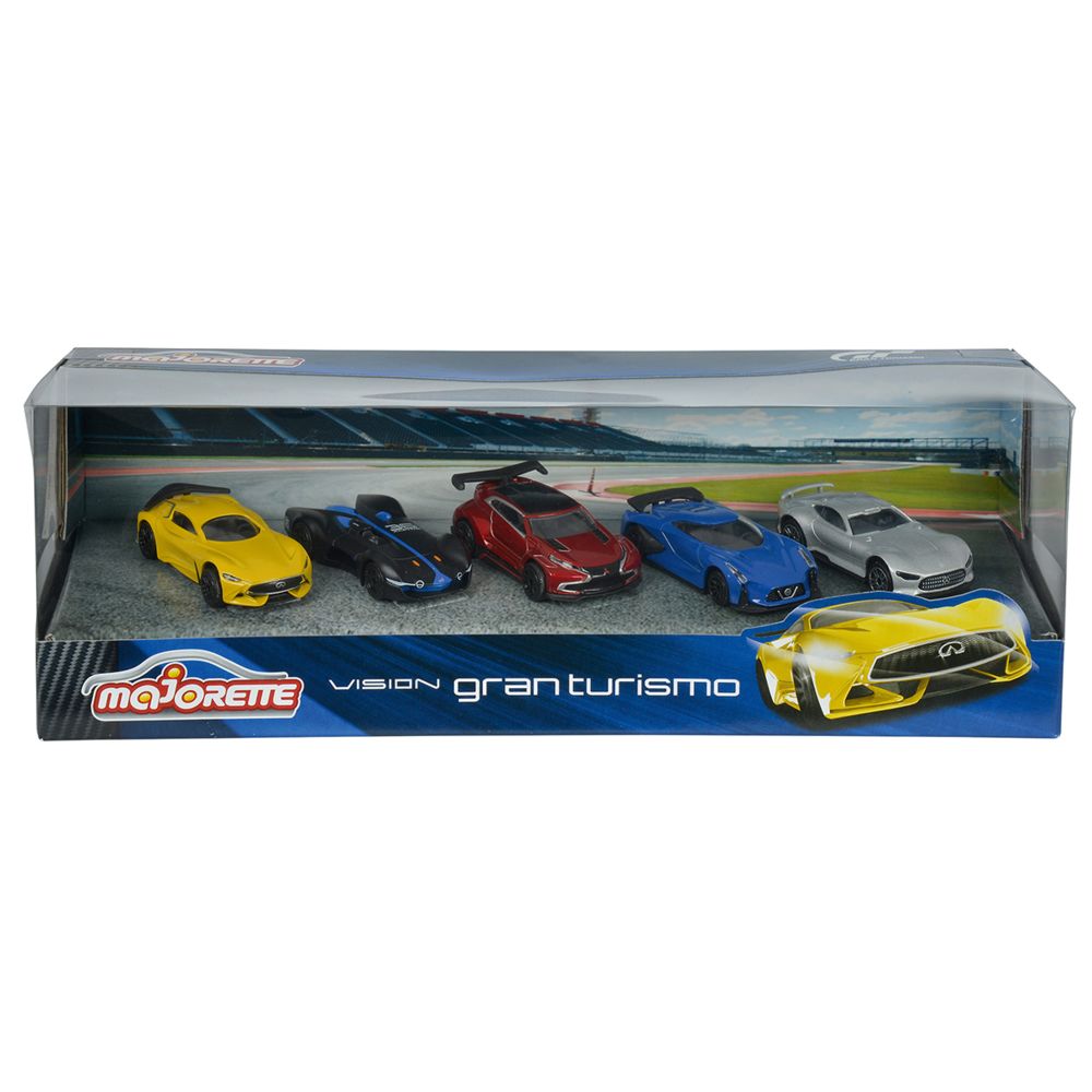Smoby - Coffret Cadeau de 5 véhicules Majorette Gran Turismo - 212054052 - Films et séries