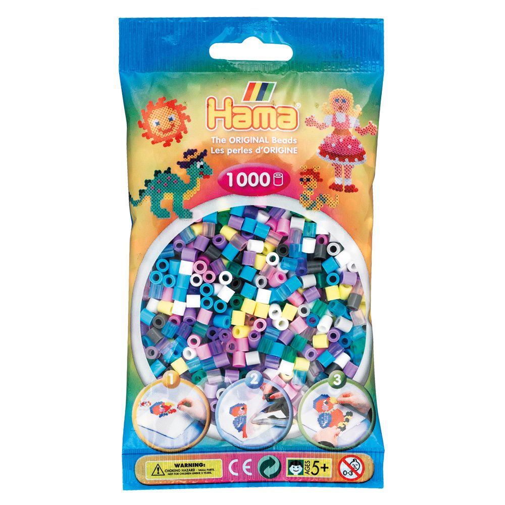 Hama - Sachet de 1000 perles Hama Midi : 11 couleurs - Perles