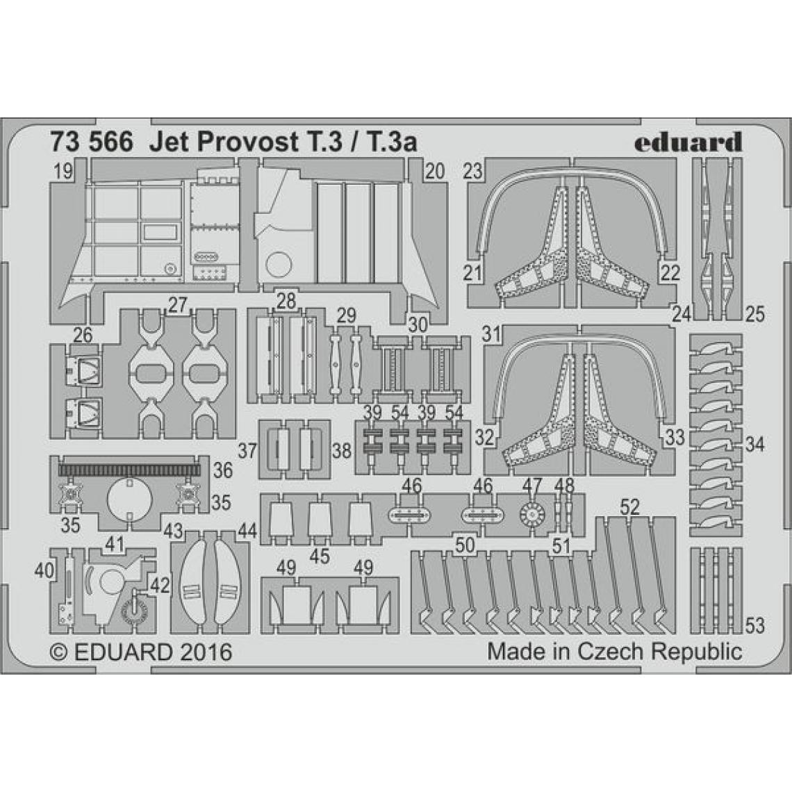Eduard - Jet Provost T.3/T.3a for Airfix - 1:72e - Eduard Accessories - Accessoires et pièces