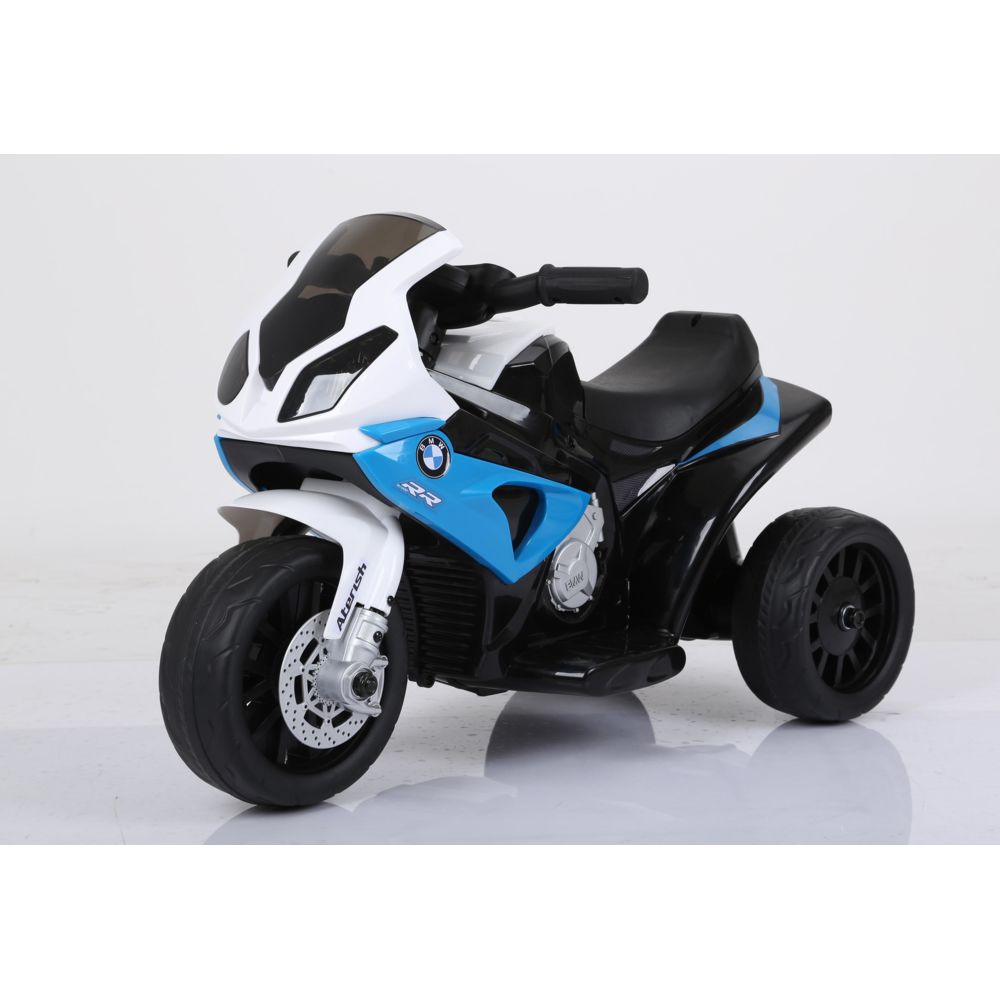 Bmw - Moto électrique pour enfant 6V bleue 3 roues mini S1000RR FAST AND BABY - Véhicule électrique pour enfant