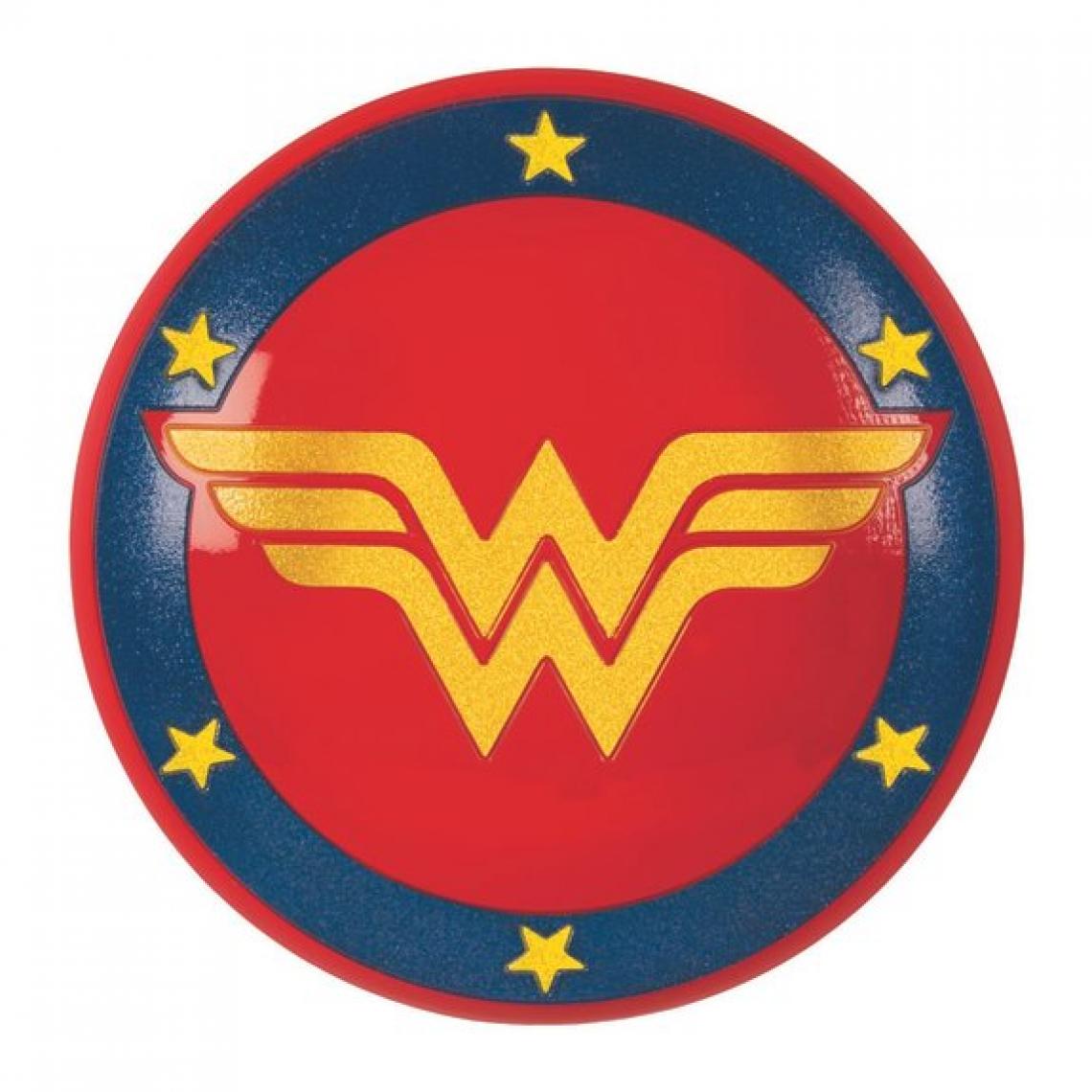 Ludendo - Bouclier à paillettes DC Super Hero Girls - Wonder Woman - Maquillage et coiffure