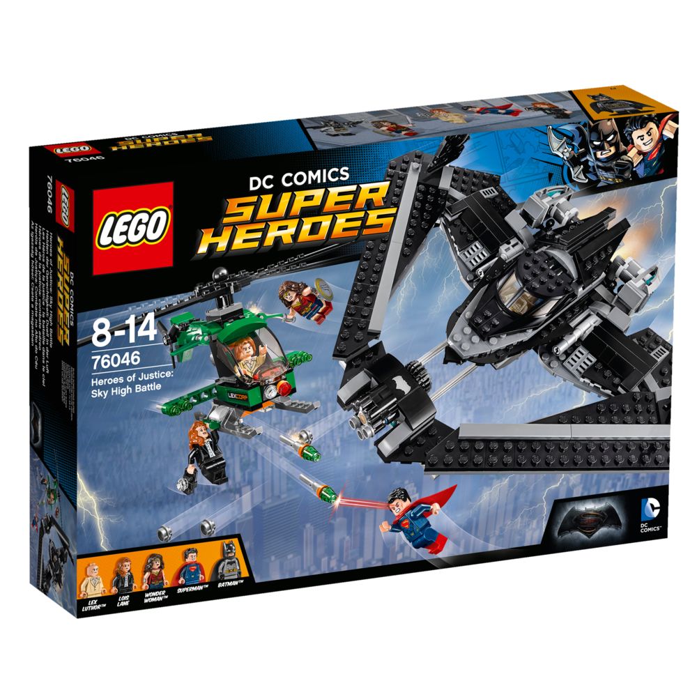 Lego - DC COMICS SUPER HEROES - Les Héros de la Justice : la bataille dans le ciel - 76046 - Briques Lego