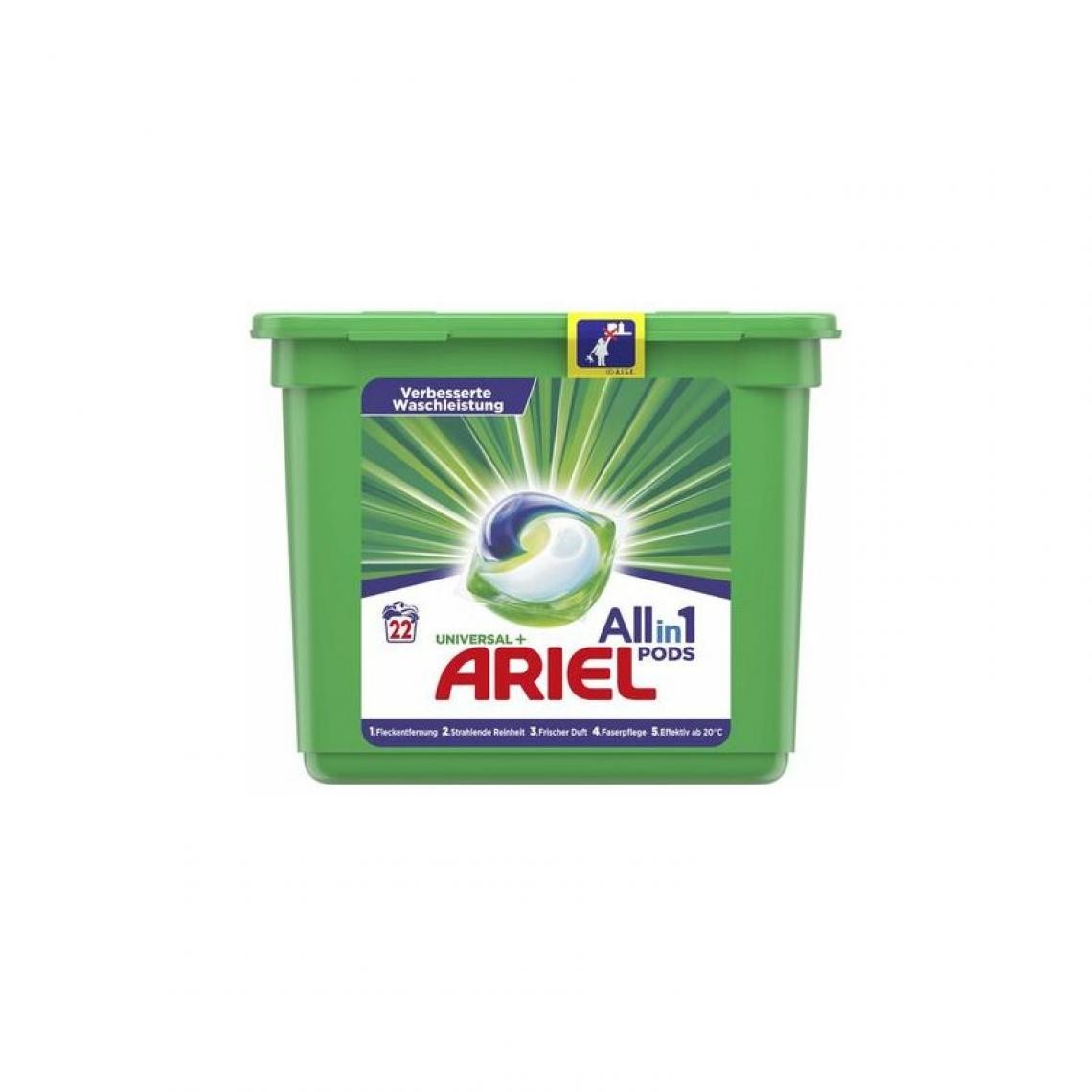 Ariel - ARIEL Lessive 3en1 PODS Universal, 22 lavages () - Cuisine et ménage
