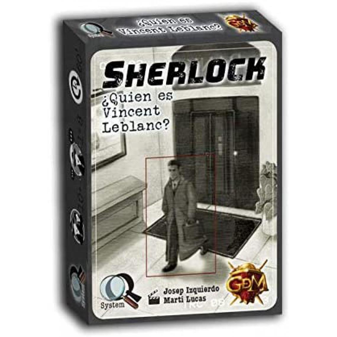 Inconnu - GM Games - Sherlock : Qui est Vincent Leblanc Jeu de Recherche, Couleur Gris (GDM Games GDM2096) - Jeux de cartes