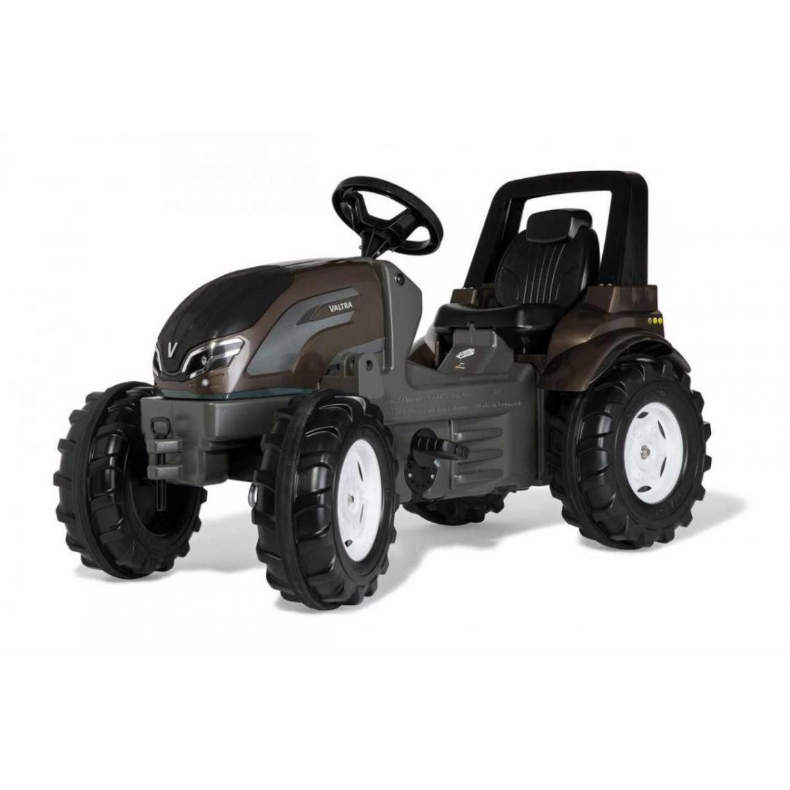 Rolly Toys - Tracteur marron et gris VALTRA rollyFarmtrac - Véhicule à pédales