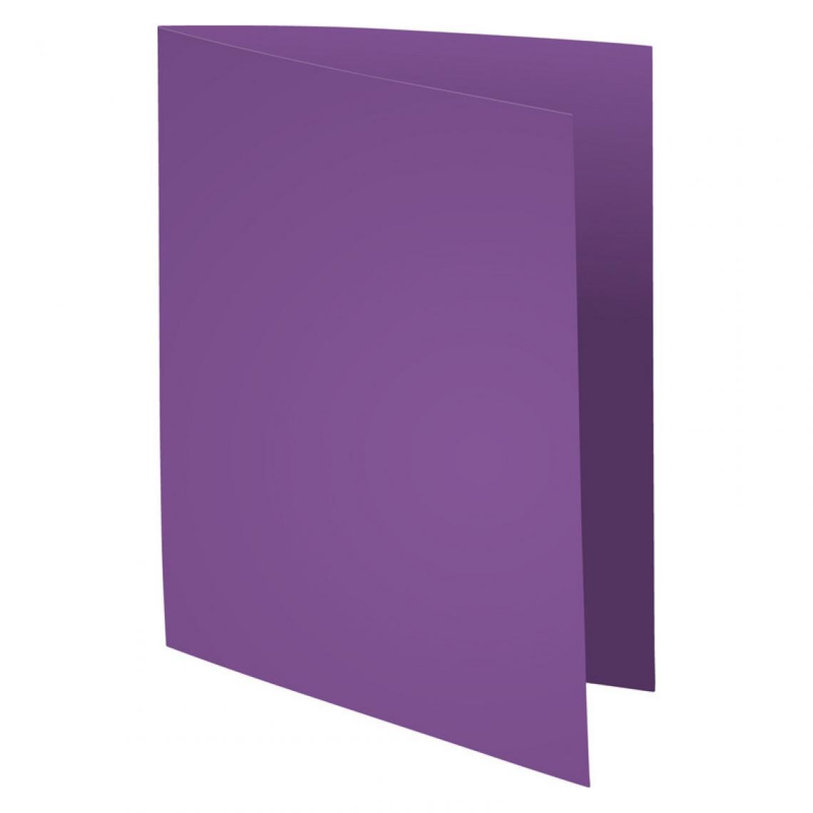 Exacompta - EXACOMPTA Chemises FOREVER 180, A4, 170 g/m2, violet () - Accessoires Bureau