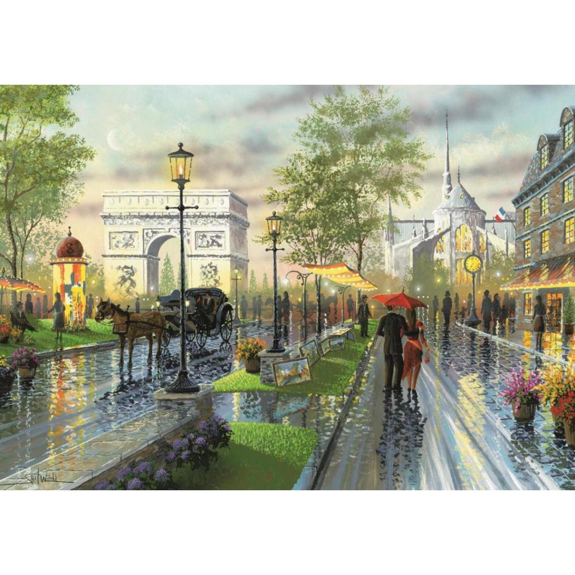 Art Puzzle - Spring Walk, Paris - 1000 pieces - Animaux