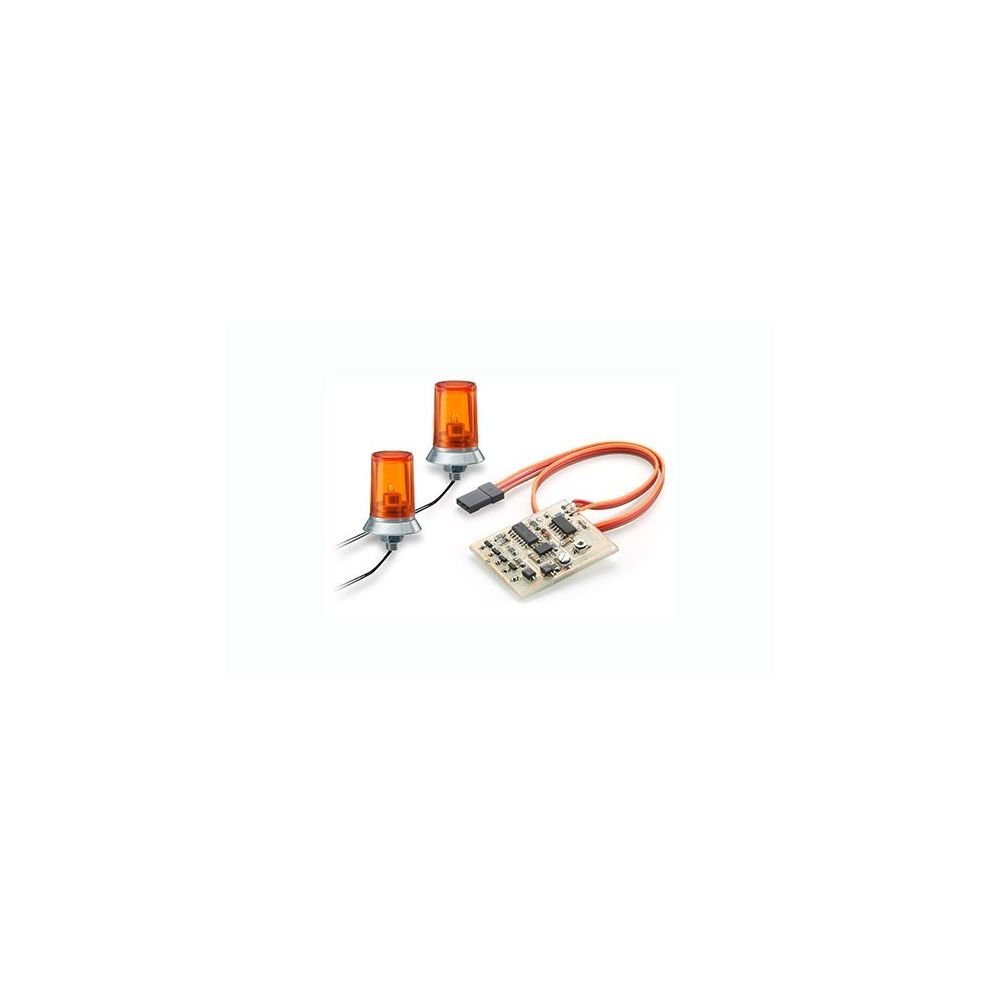CARSON - Kit gyrophare orange Echelle : 1/14 - Accessoires et pièces