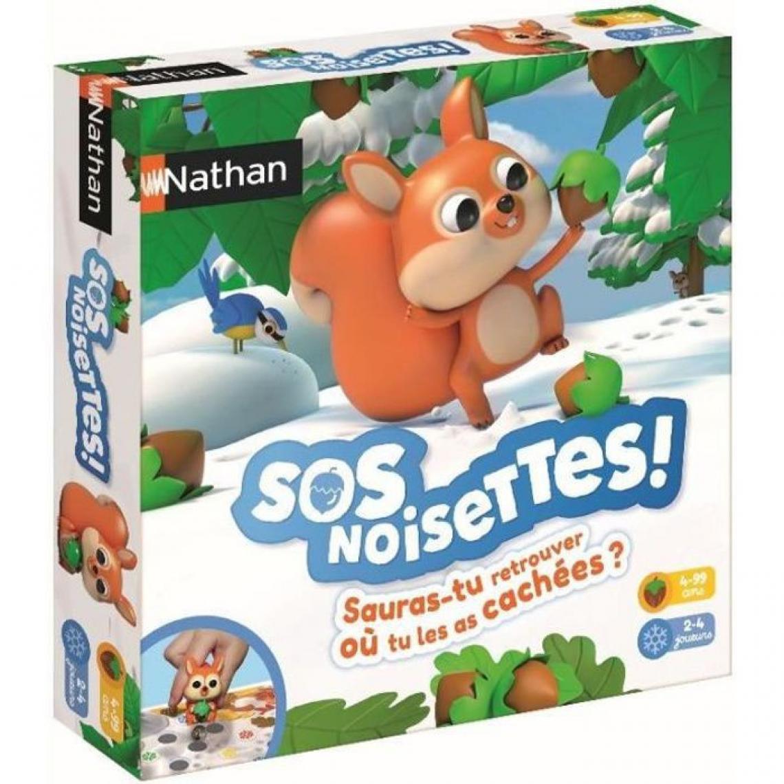 Nathan - Nathan Sos Noisettes, jeu coopératif - Jeux de stratégie
