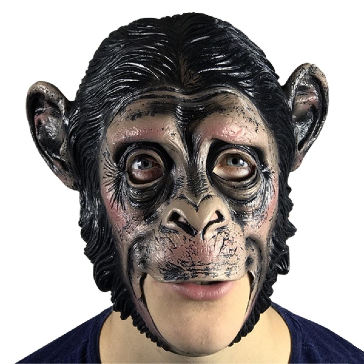 Totalcadeau - Masque de singe en latex - accessoires déguisement article de fete - Jeux d'adresse