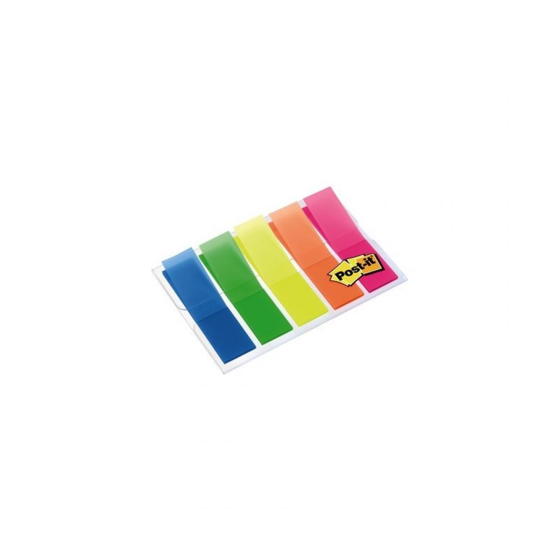 Post-It - Post-it Marque-pages Index, 11,9 x 43,2 mm, 5 couleurs () - Accessoires Bureau