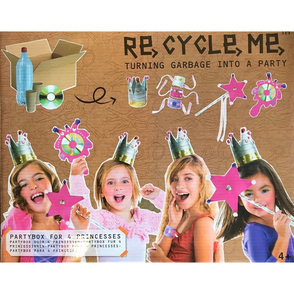 Neotilus - Kit créatif ReCycleMe : Partybox pour 4 princesses - Jeux éducatifs