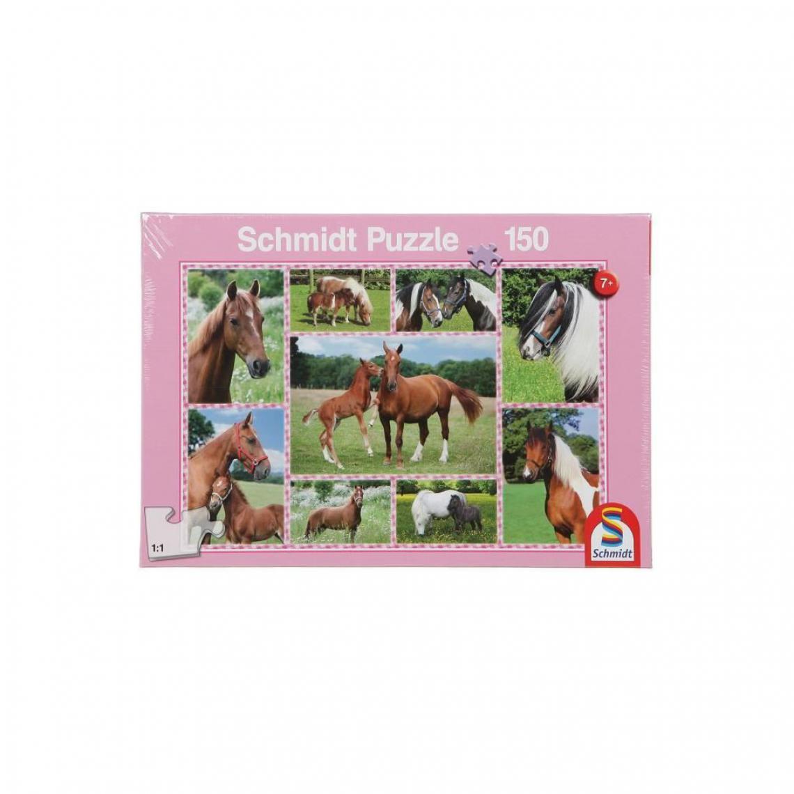 marque generique - SCHMIDT SPIELE Puzzle Reves de chevaux - 150 pieces - Animaux