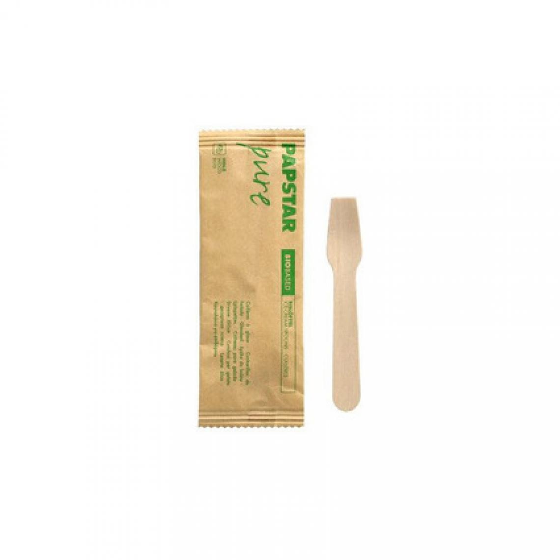 PAPSTAR - PAPSTAR Cuillère à glace en bois 'pure', longueur: 94 mm () - Cuisine et ménage
