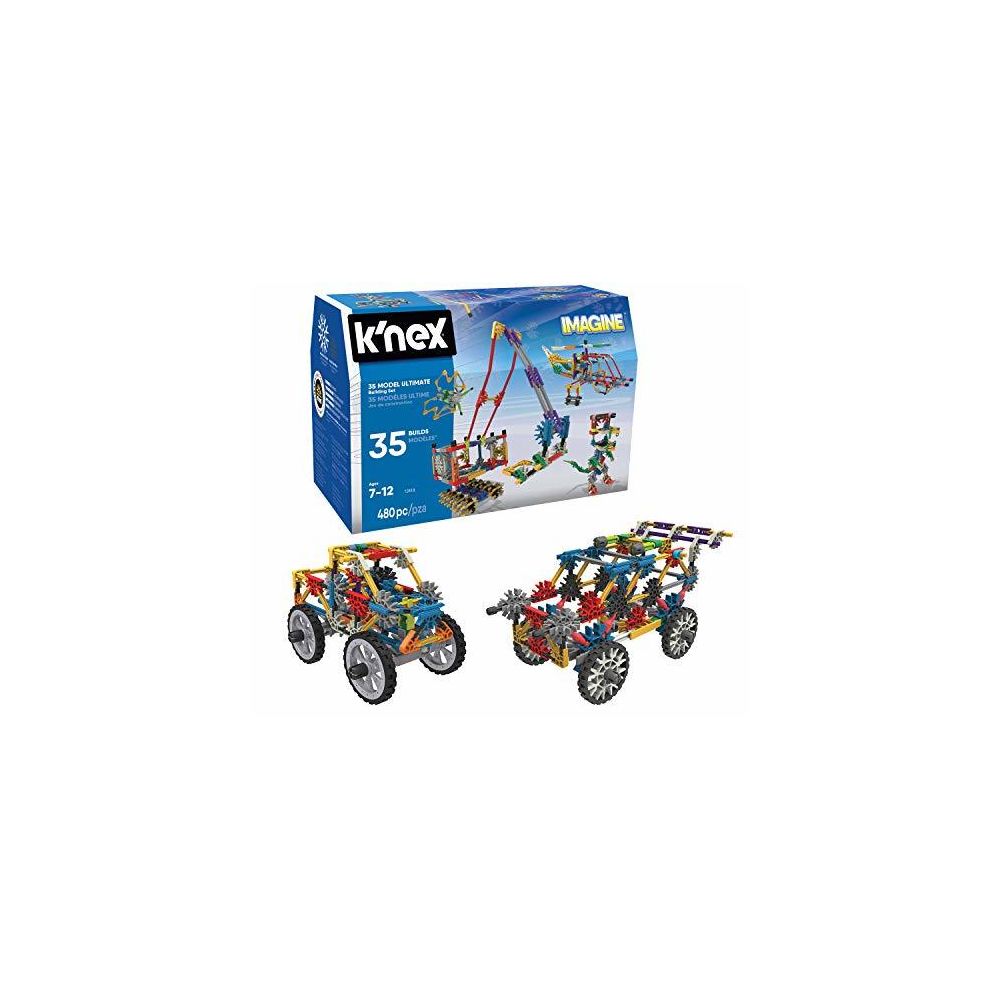 Knex - KNEX - 35 Model Building Set - 480 Pieces - For Ages 7+ Construction Education Toy (Amazon Exclusive) - Briques et blocs