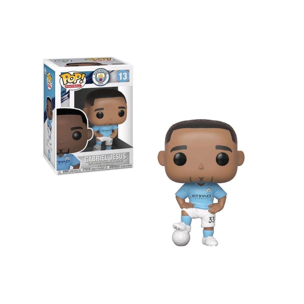 Funko - Football - Figurine POP! Gabriel Jesus (Manchester City) 9 cm - Mangas