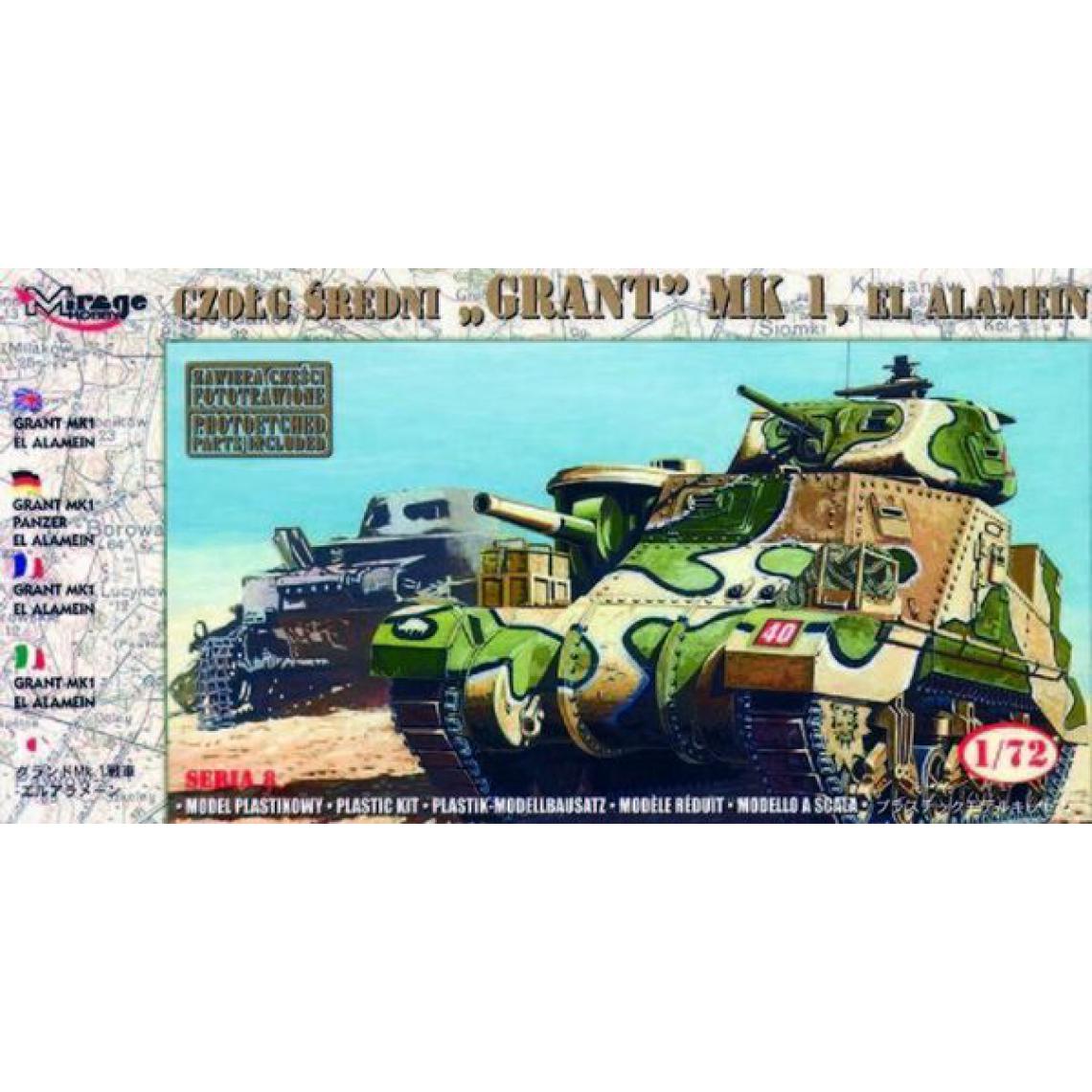 Mirage Hobby - Panzer Grant Mk. I El Alamein - 1:72e - Mirage Hobby - Accessoires et pièces