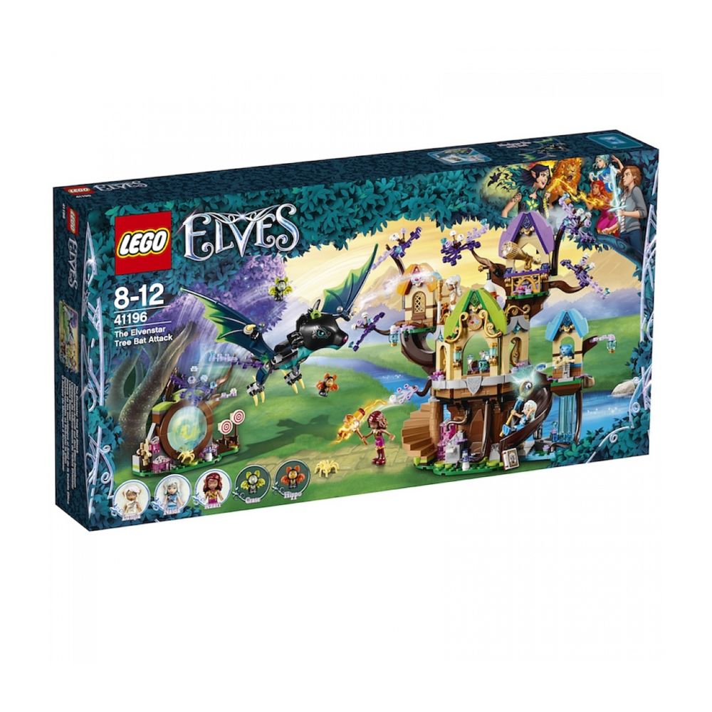 Lego - LEGO® Elves - L'attaque de chauve-souris de l'arbre Elvenstar - 41196 - Briques Lego
