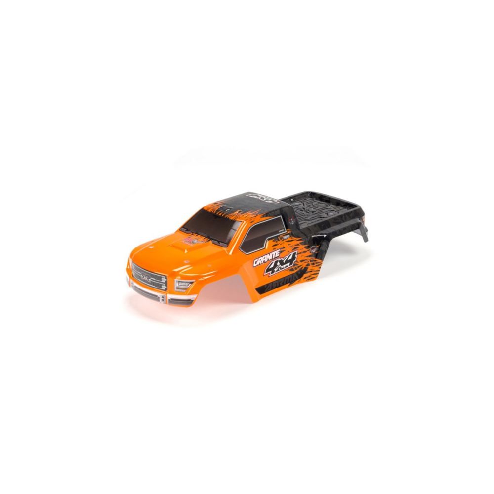 Arrma - AR402208 - Carrosserie Painted/Decal Orange GRANITE 4x4 BLX - Accessoires et pièces