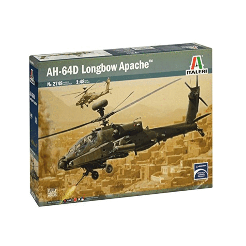 Italeri - Maquette Hélicoptère : AH-64D Apache Longbow - Hélicoptères