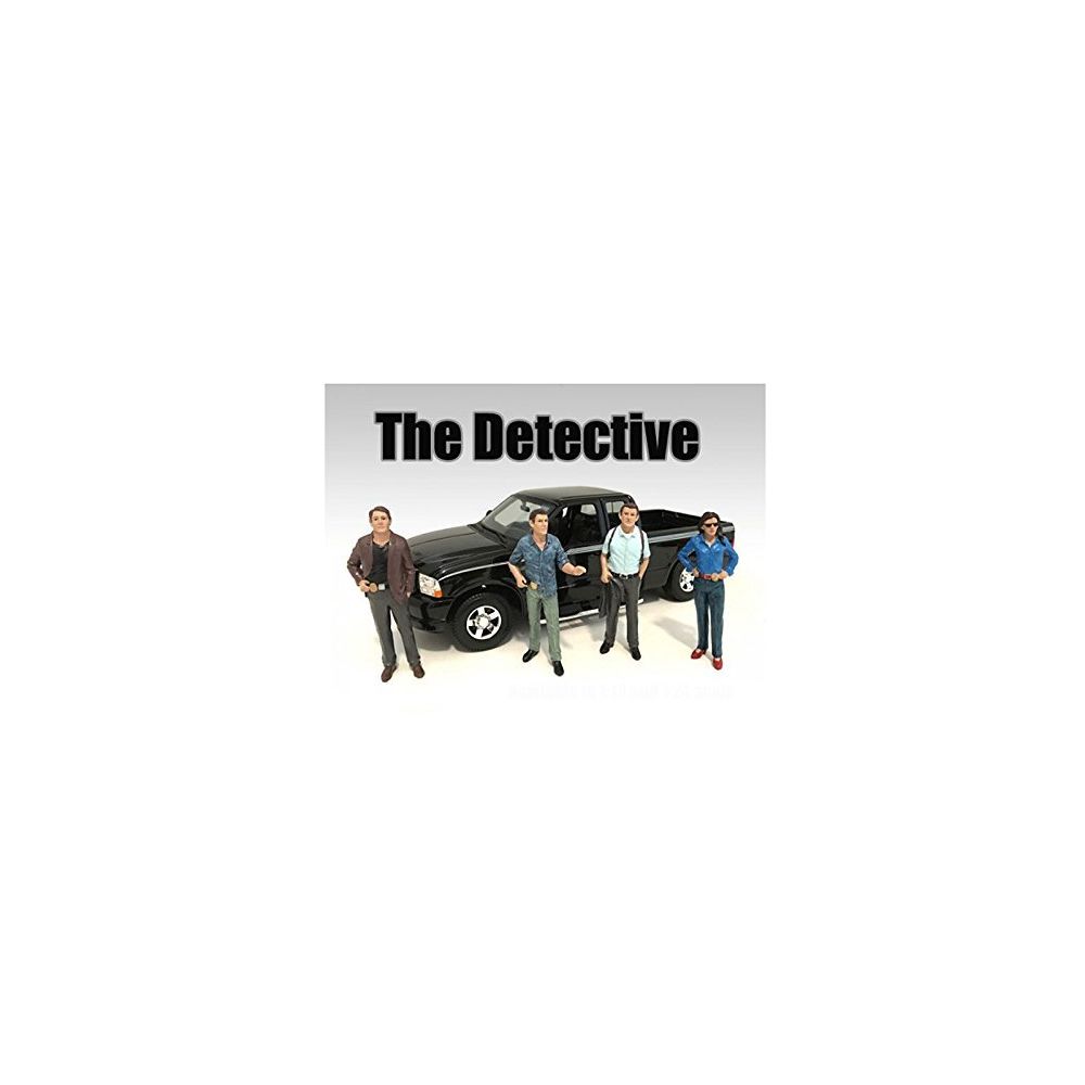 American Diorama - The Detectives 4 Piece Figure Set For 118 Scale Models by American Diorama 23891238922389323894 - Accessoires maquettes