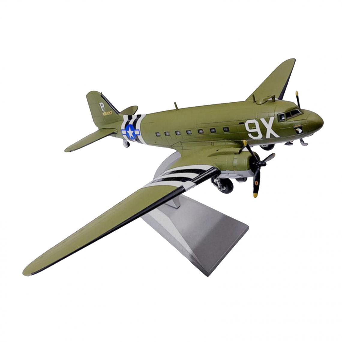 marque generique - Collection D'avion De Modèle D'avion De Chasse De Transport C47 De La Seconde Guerre Mondiale 1/100 - Avions