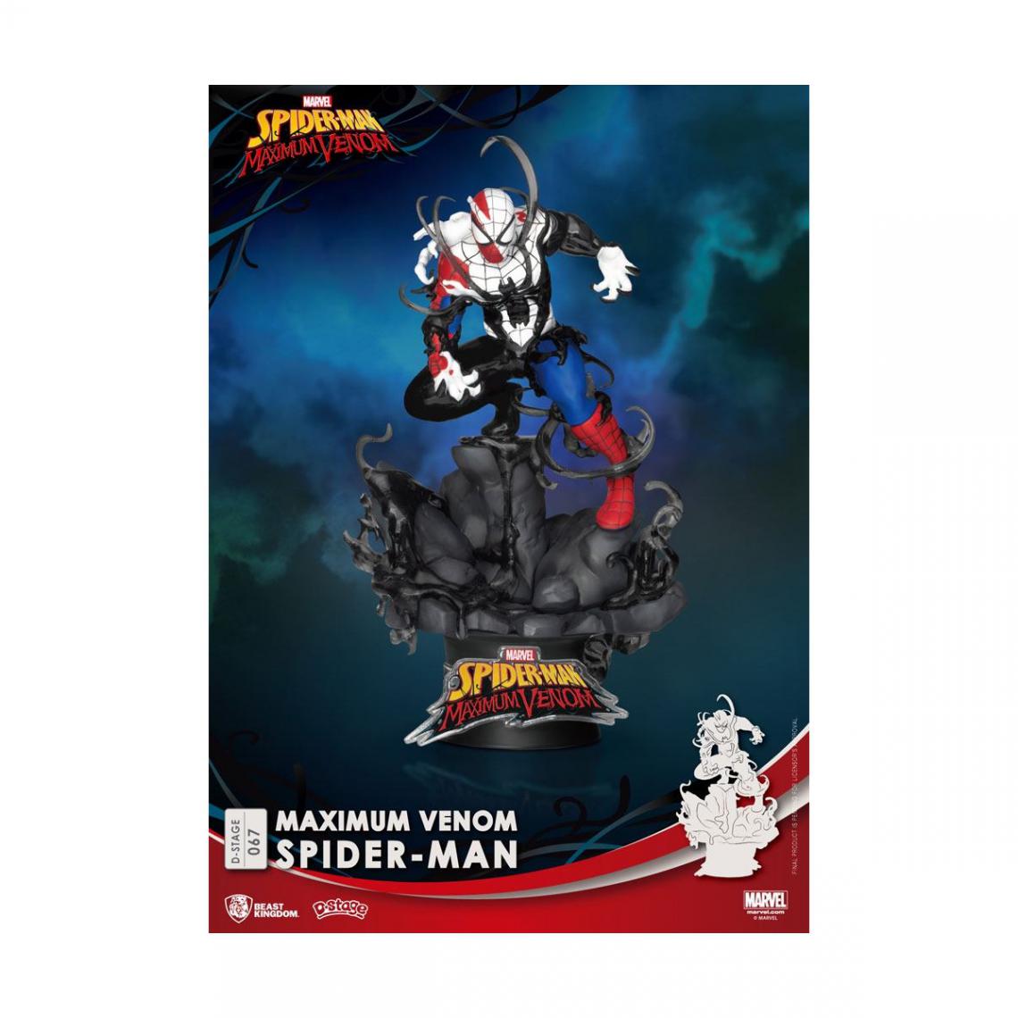Beast Kingdom Toys - Marvel Comics - Diorama D-Stage Maximum Venom Spider-Man 16 cm - Films et séries