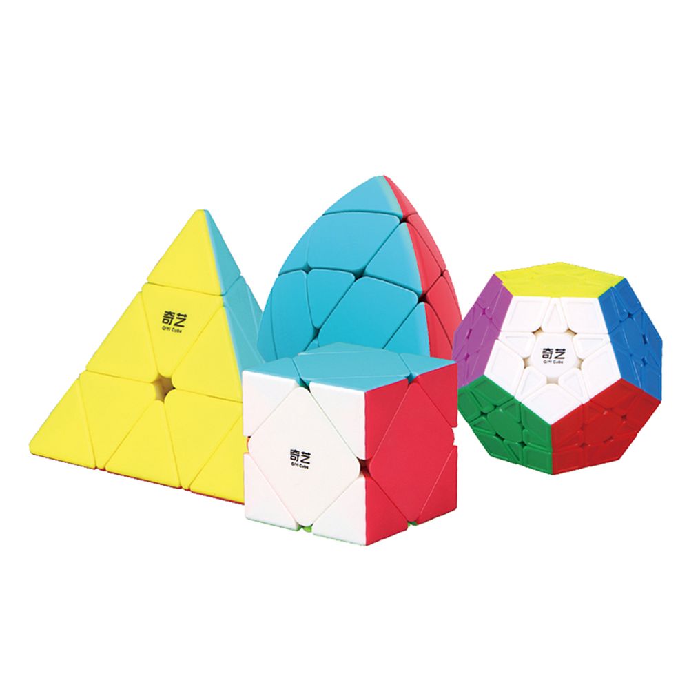 marque generique - 4pcs Speed Cube, Magique Puzzle Cube Magique Cubo pour Enfants Et Adultes - Puzzles Enfants