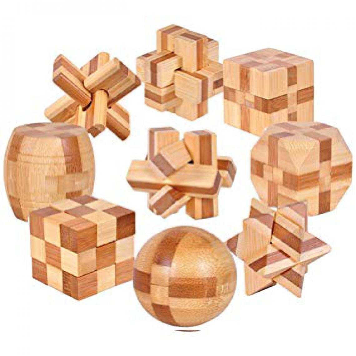 marque generique - Casse Tête Bambou (Plusieurs Modèles) Cube Chain - Casse-tête