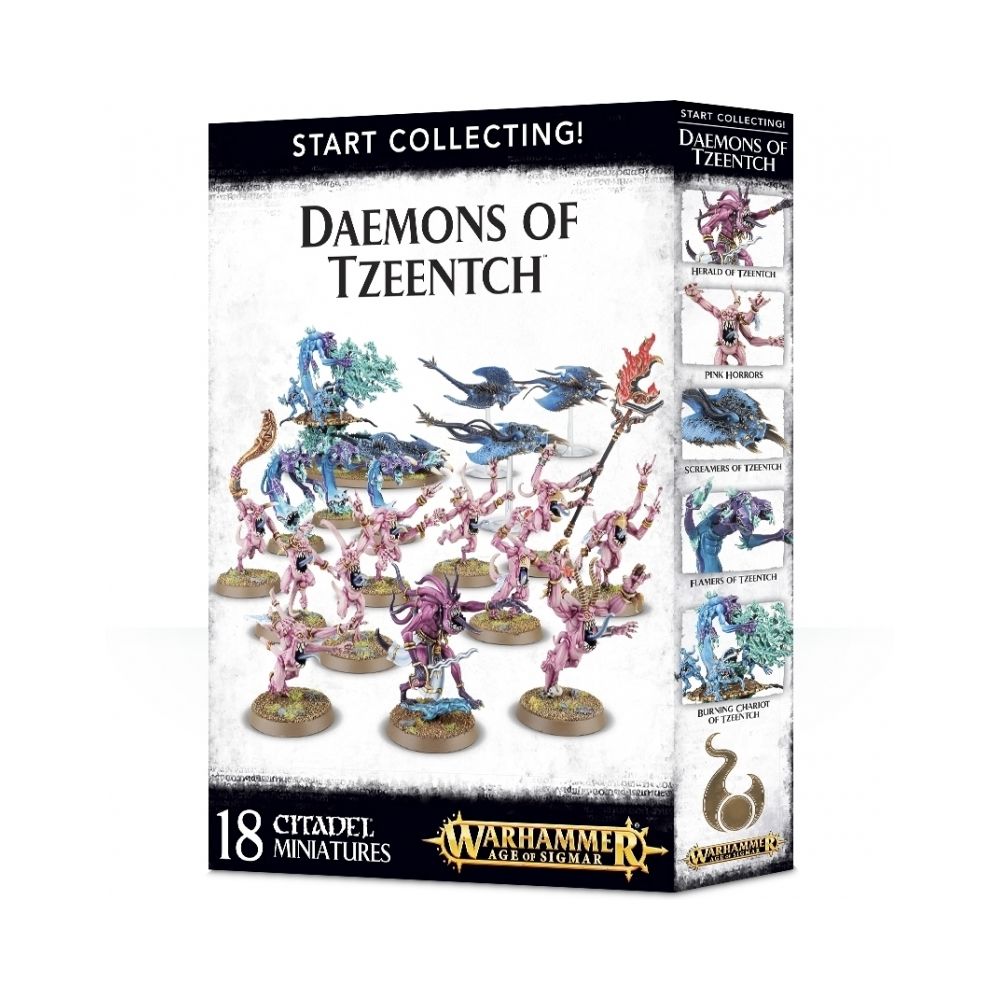 Games Workshop - Warhammer AoS & 40k - Start Collecting! Daemons Of Tzeentch - Jeux d'adresse