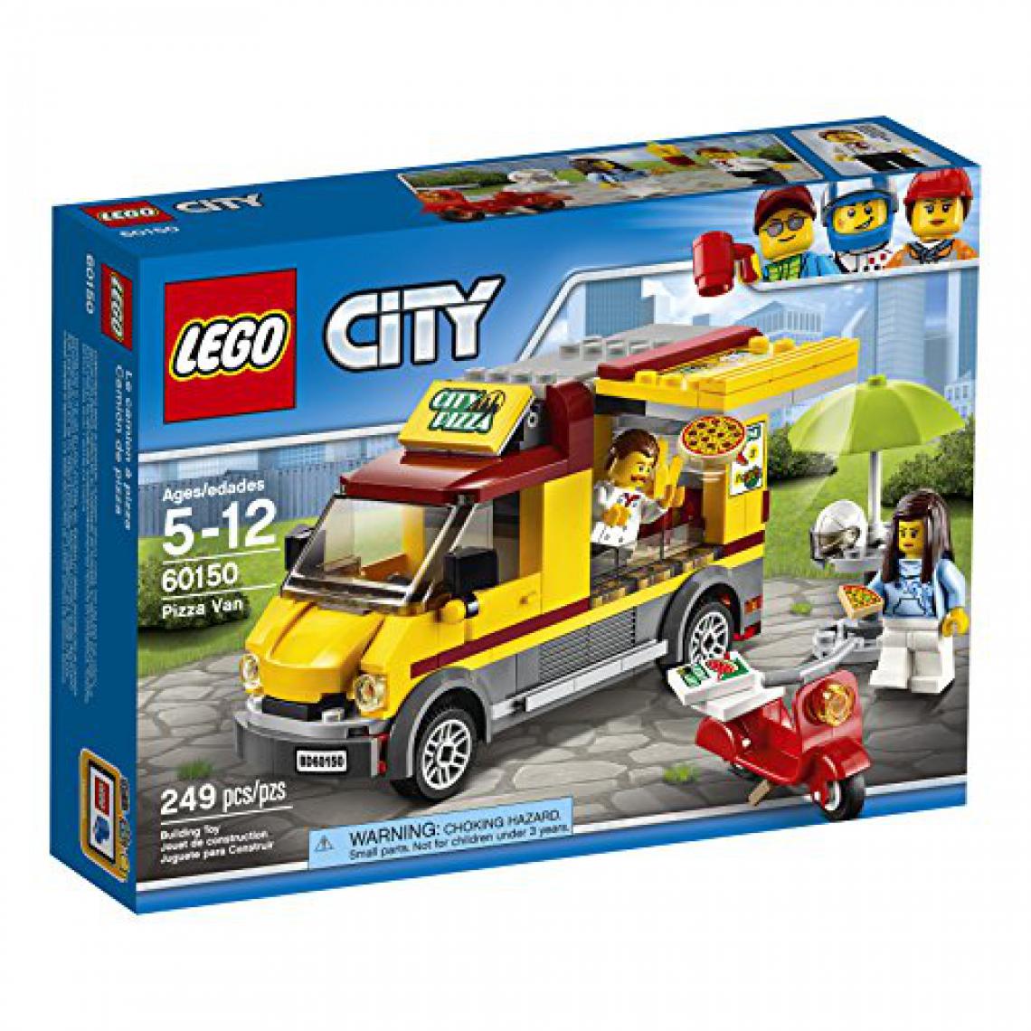 Lego - LEgO city great Vehicles Pizza Van 60150 Jouet de construction - Briques et blocs