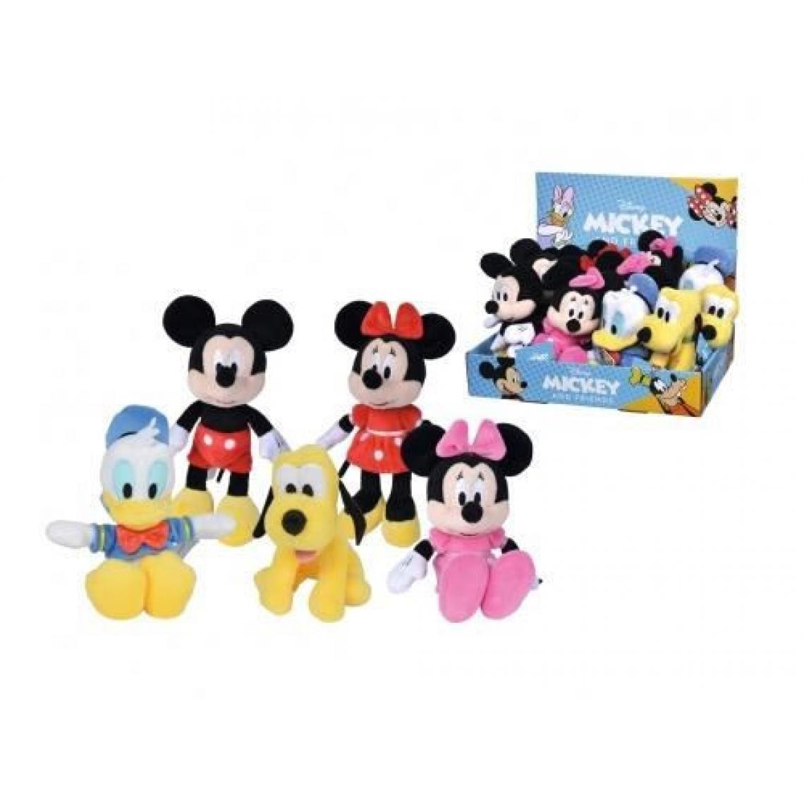 Disney Montres - Personnage en peluche Disney Mickey Mouse Refresh Core 20 cm Modèle aléatoire - Héros et personnages