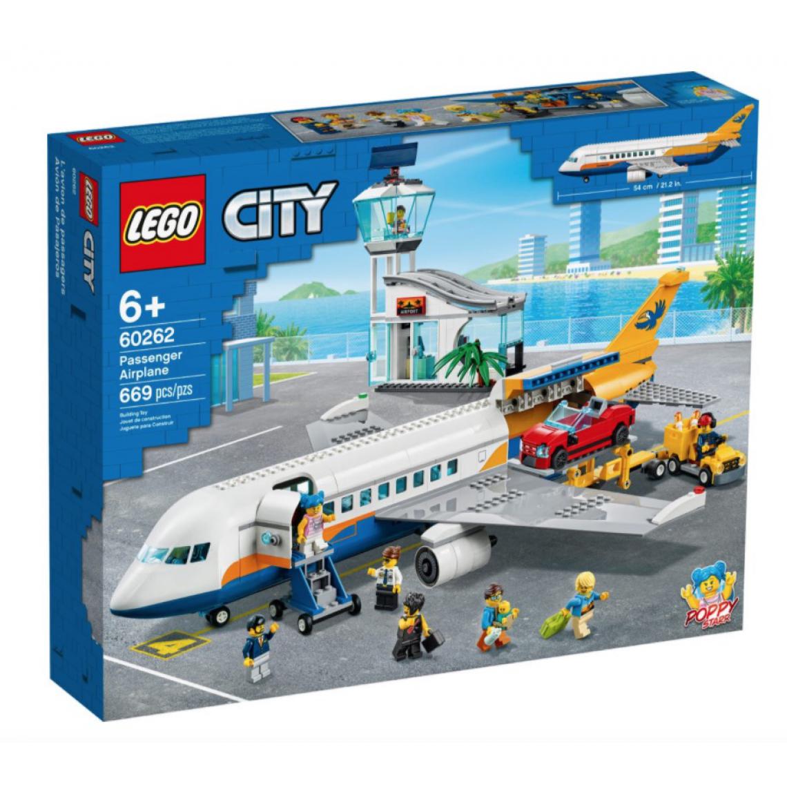 Lego - 60262 L avion de passagers LEGO® City - Briques Lego