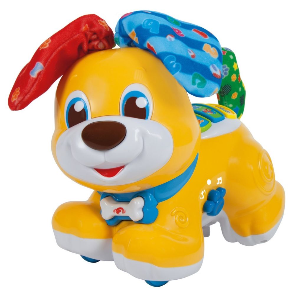 Clementoni - Bibou, le chien interactif qui fait ""Coucou !"" - Jouet électronique enfant