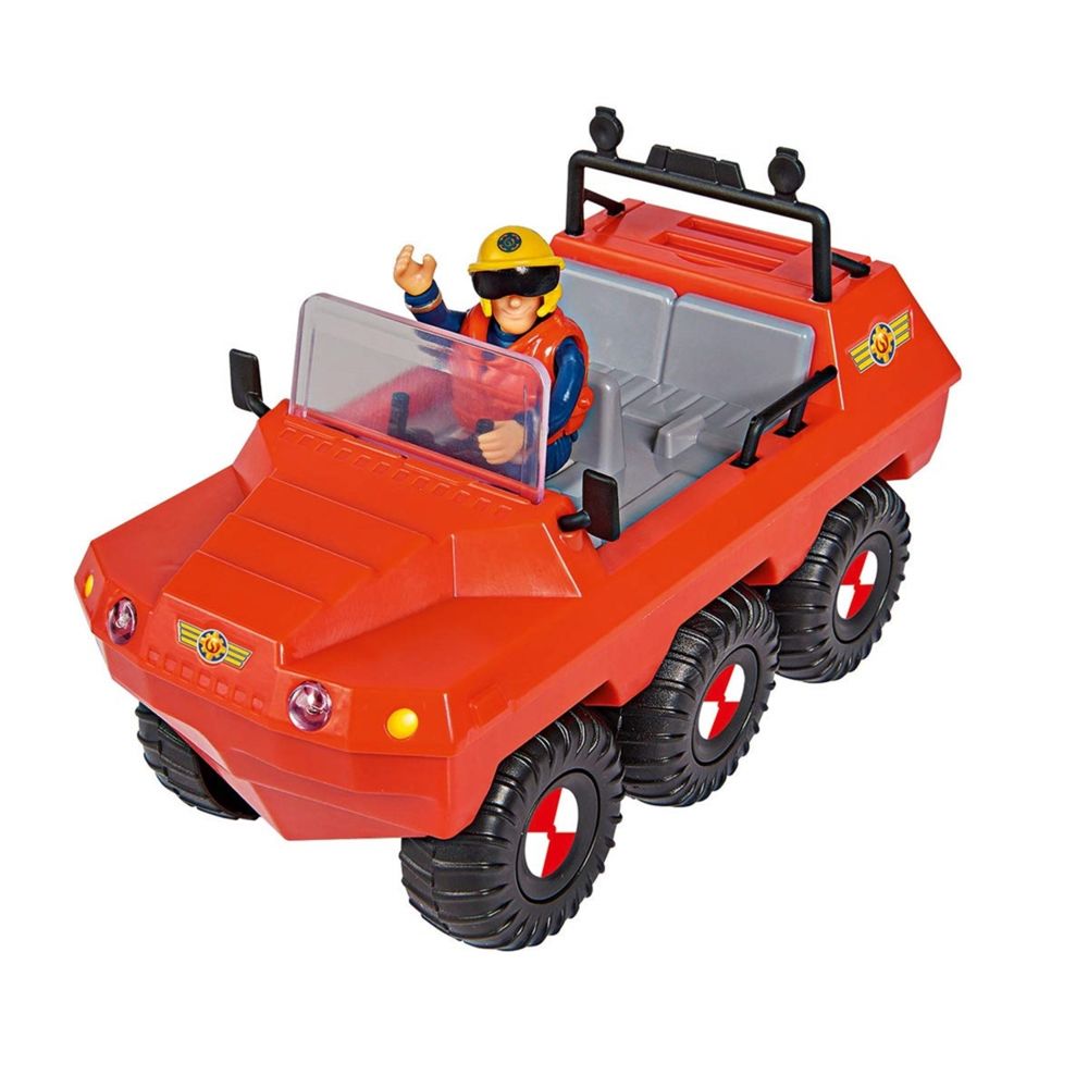 Simba Toys - Simba Toys 109251051 - Le pompier Sam Véhicule Hydrus Amphibie avec 1 Figurine - Films et séries