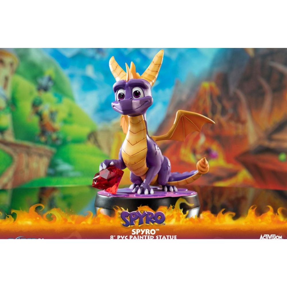 Gamesland - ACTIVISION - Spyro The Dragon PVC Statue - 20cm - Films et séries