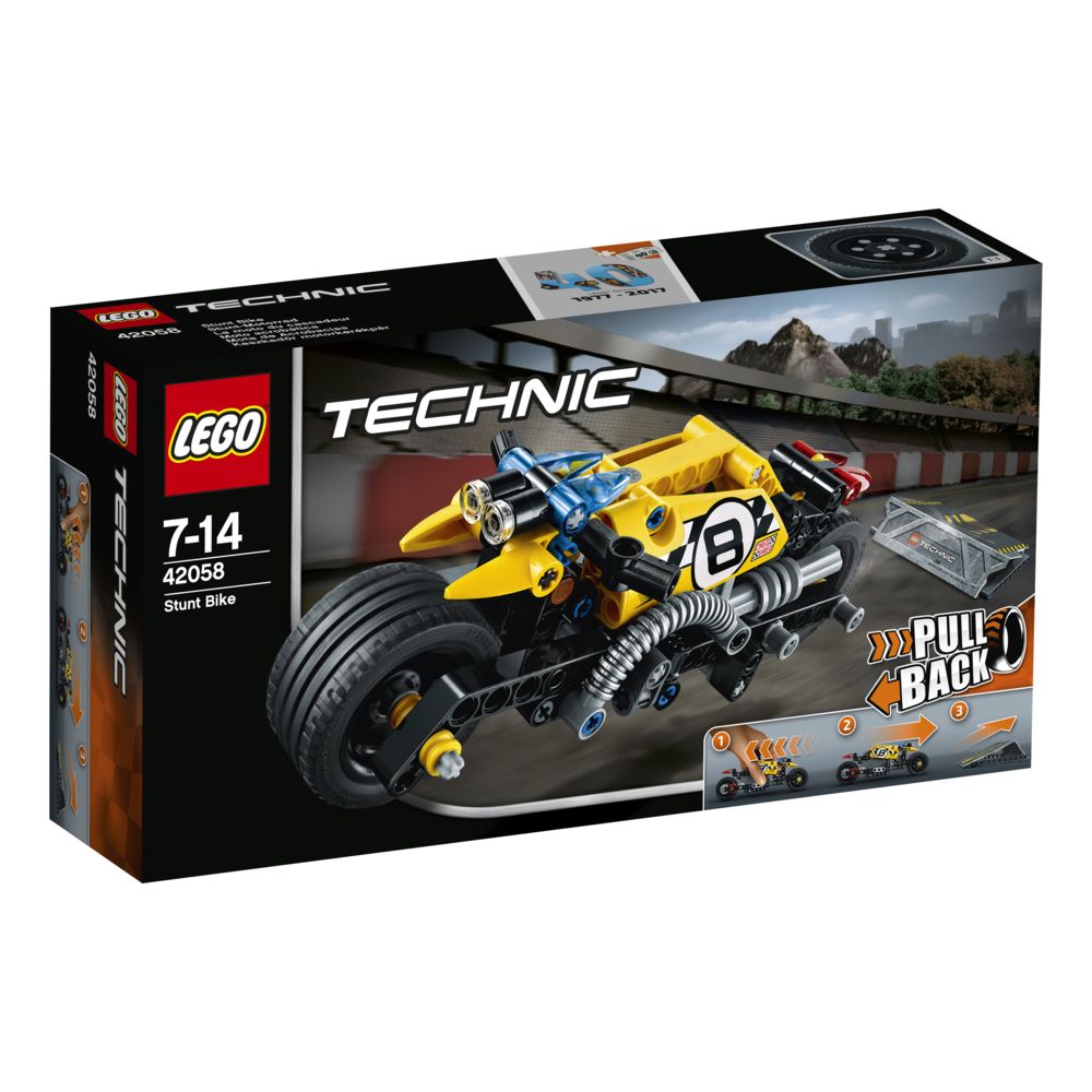 Lego - LEGO® Technic - La moto du cascadeur - 42058 - Briques Lego