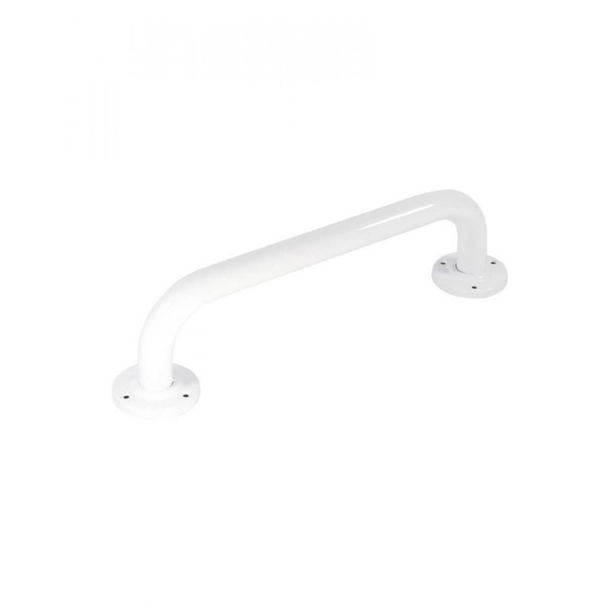 Frandis - Barre de relevement en métal - 30 cm - Blanc - Accessoires de salle de bain