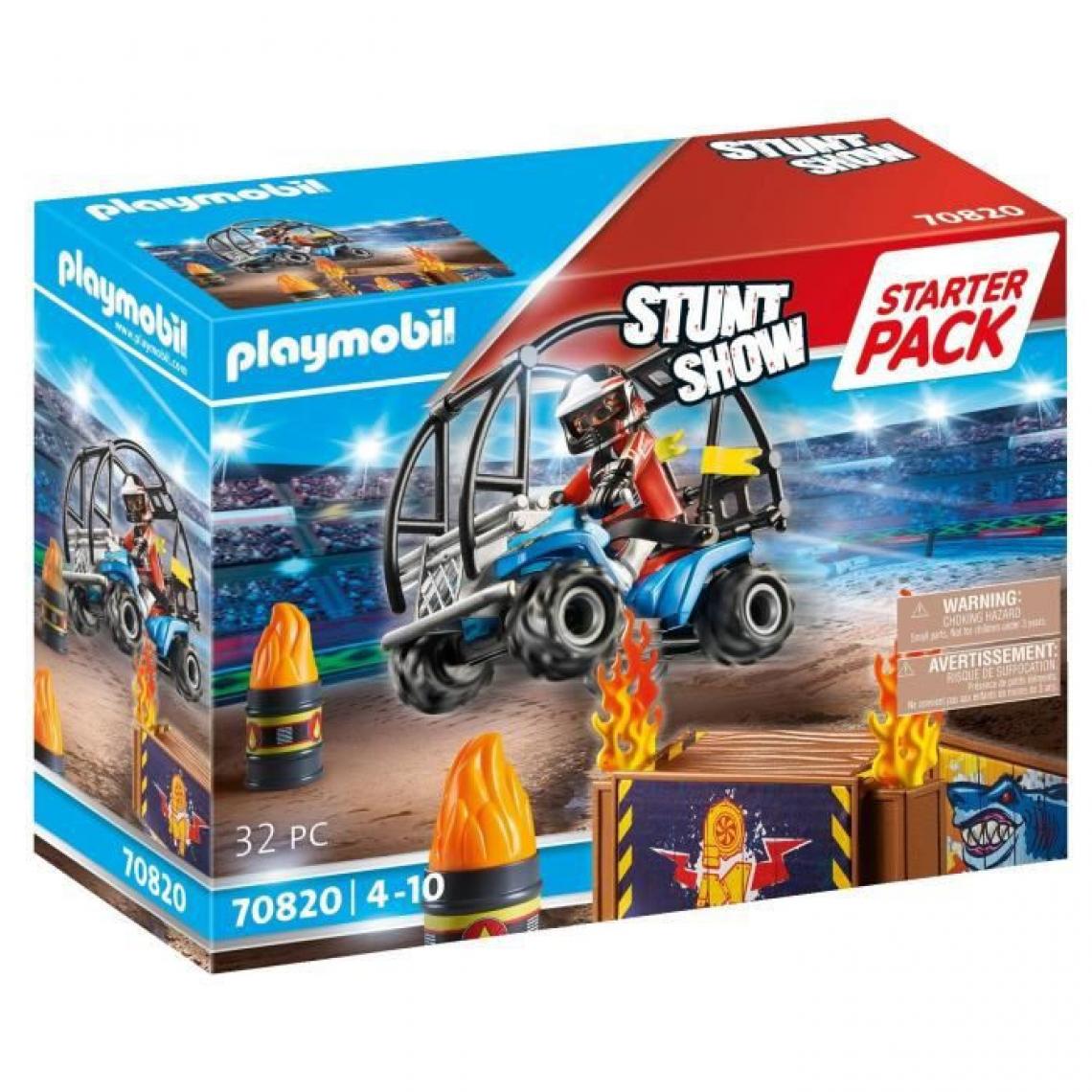 Playmobil - PLAYMOBIL - 70820 - Starter Pack Stuntshow avec rampe - Playmobil