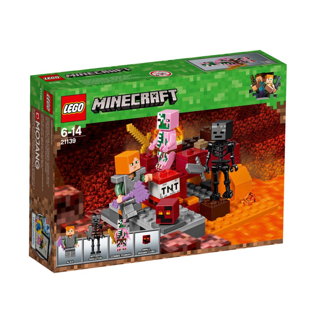Lego - LEGO® 21139 Minecraft : La bataille du Nether - Briques Lego