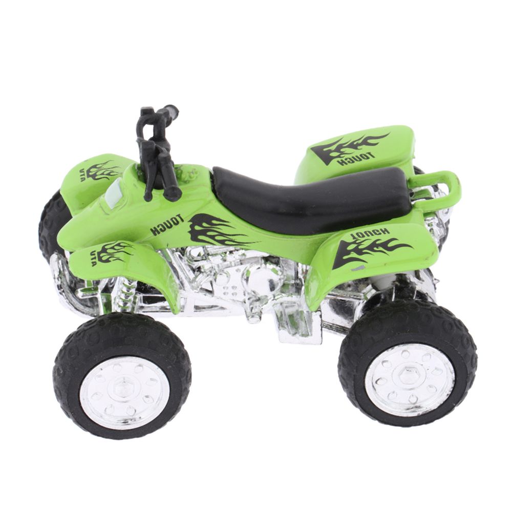 marque generique - Tirez sur véhicule assorti véhicules de construction jouet mini voiture jouet vert - Voitures