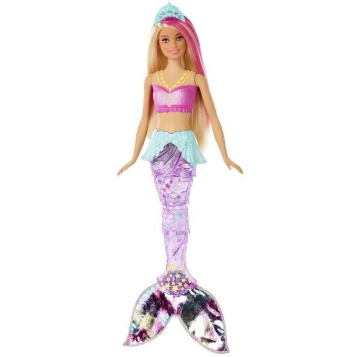 Barbie - BARBIE Dreamtopia Sirene Lumieres et Danse Aquatique Blonde - Poupées mannequins