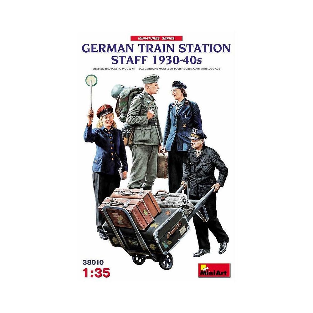 Mini Art - Figurine Mignature German Train Station Staff - Figurines militaires