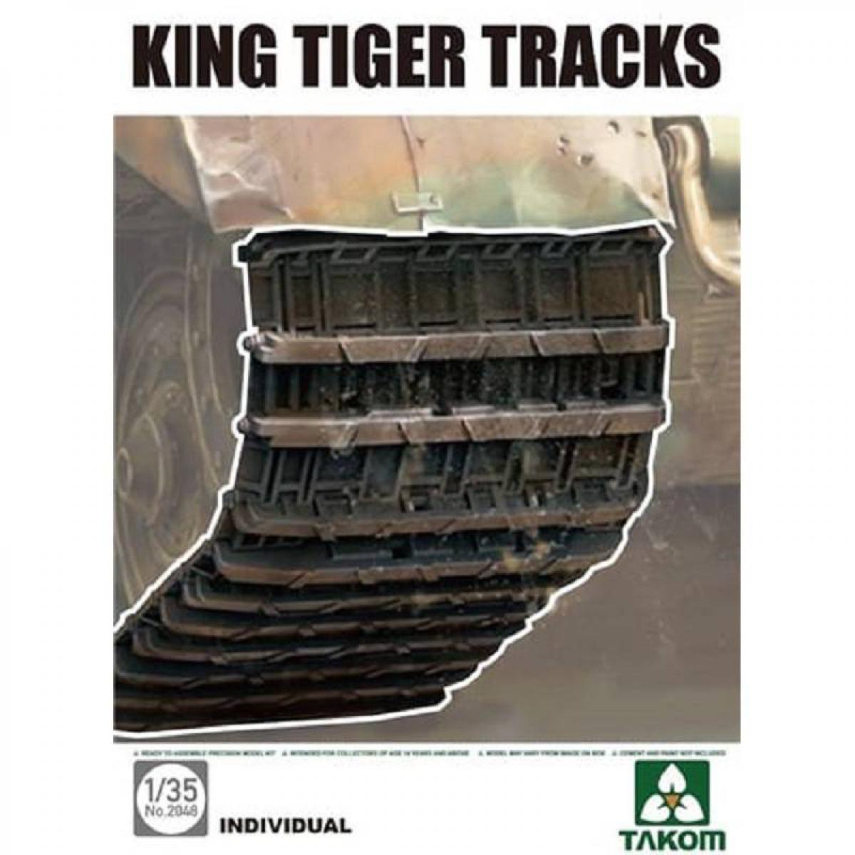 Takom - King Tiger Tracks - Accessoire Maquette - Accessoires maquettes