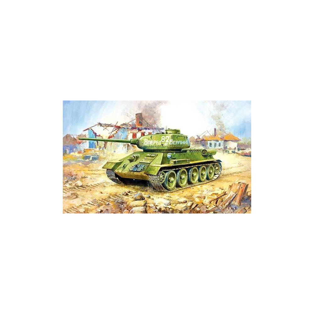 Zvezda - Char Soviétique T-34/85 Zvezda 1/72 - Figurines militaires