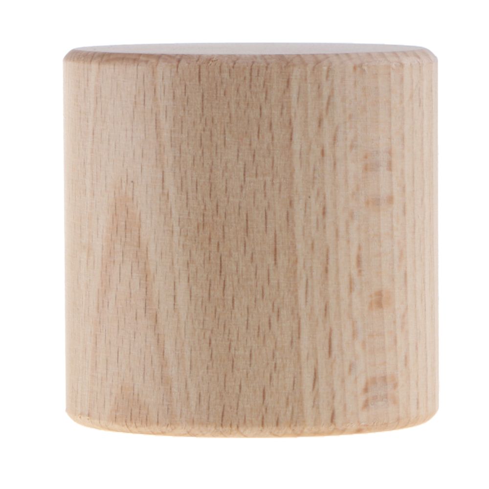 marque generique - Cylindre de blocs de bois solides solides - Jeux éducatifs