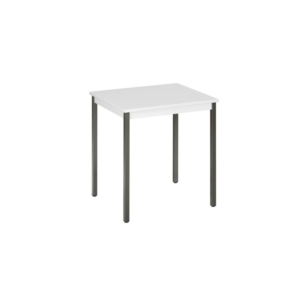 marque generique - Table de bureau Multi-usage Éco gris 70 x 60 cm piètement gris - Bureaux