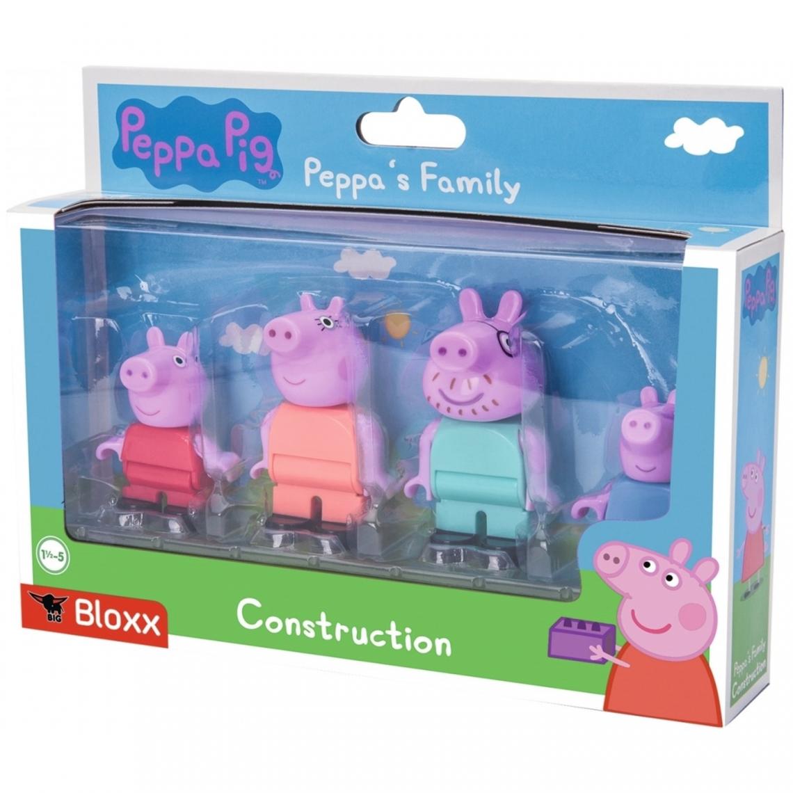 BIG - Big 800057173 - Bloxx Peppa Pig La famille de Peppa Pig - Jeux éducatifs