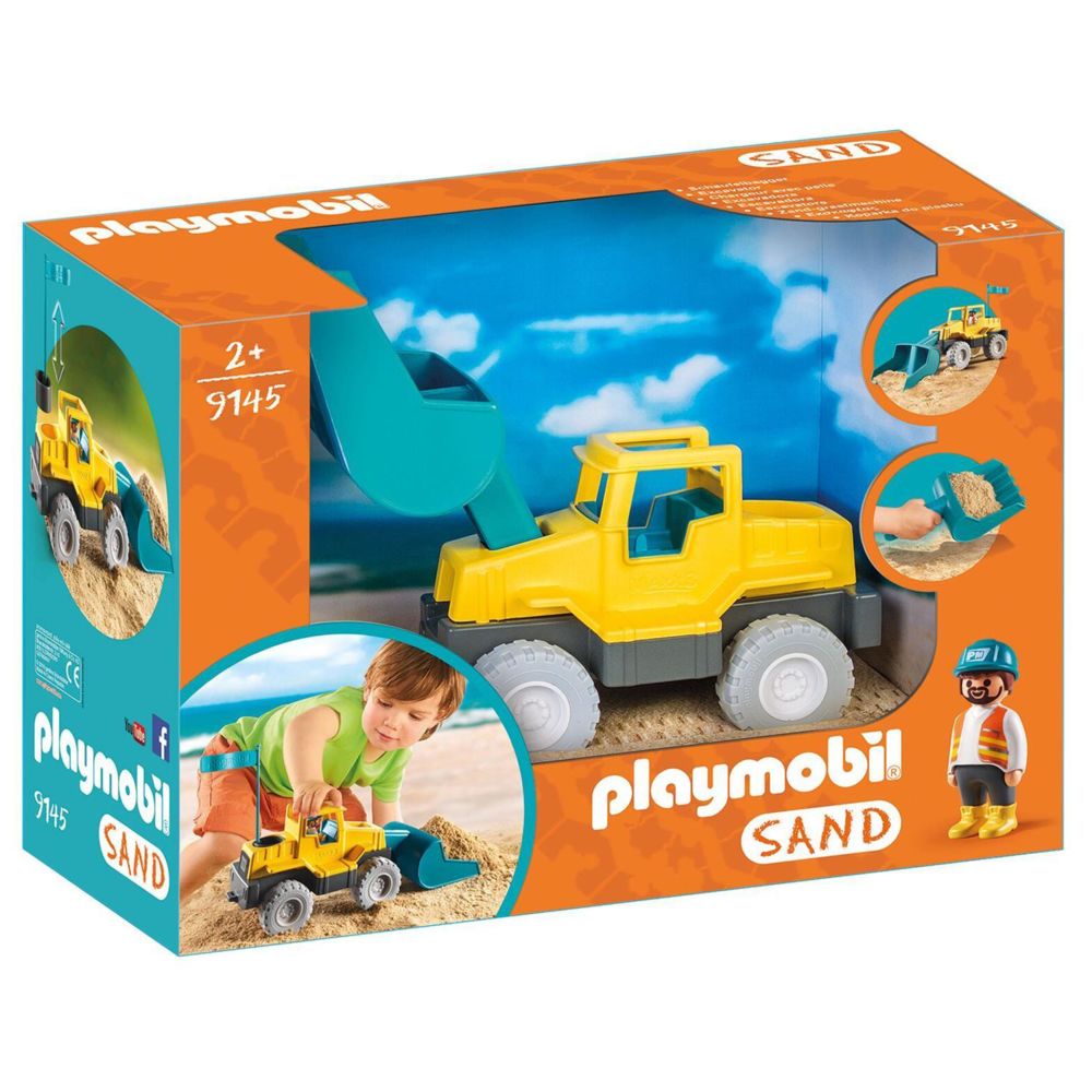 Playmobil - PLAYMOBIL 9145 Sand - Chargeur avec pelle - Playmobil